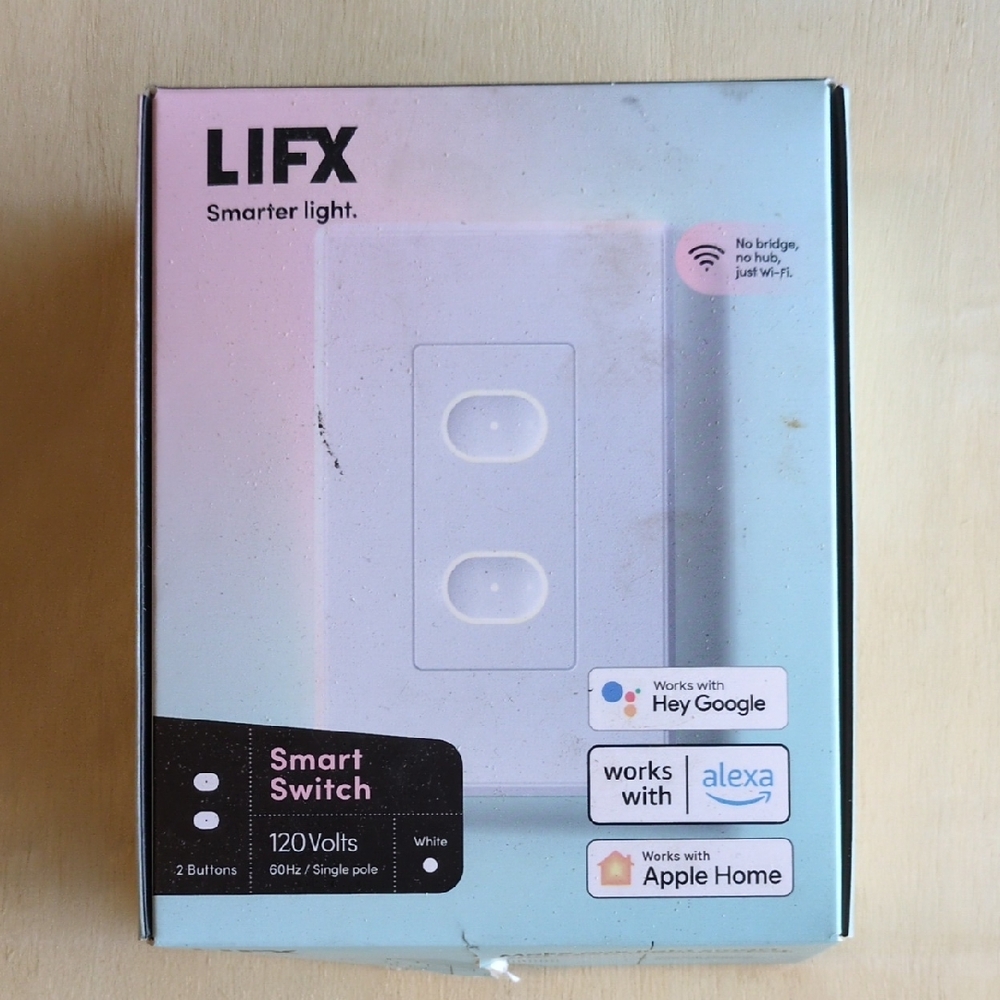 LIFX Smart Switch with Dual Buttons